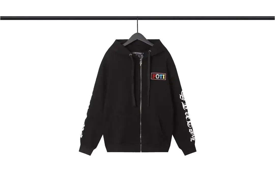 Chrome Hearts x Foti Full Zip Hoodie Black