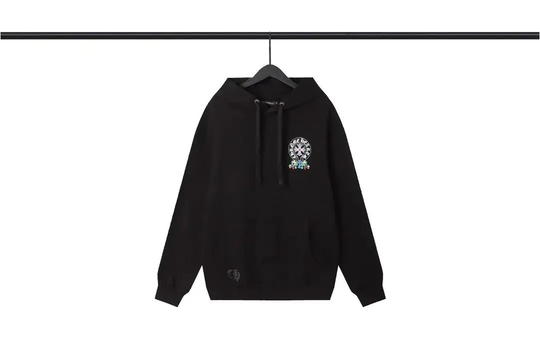 Chrome Hearts Horseshoe Pullover Hoodie Black