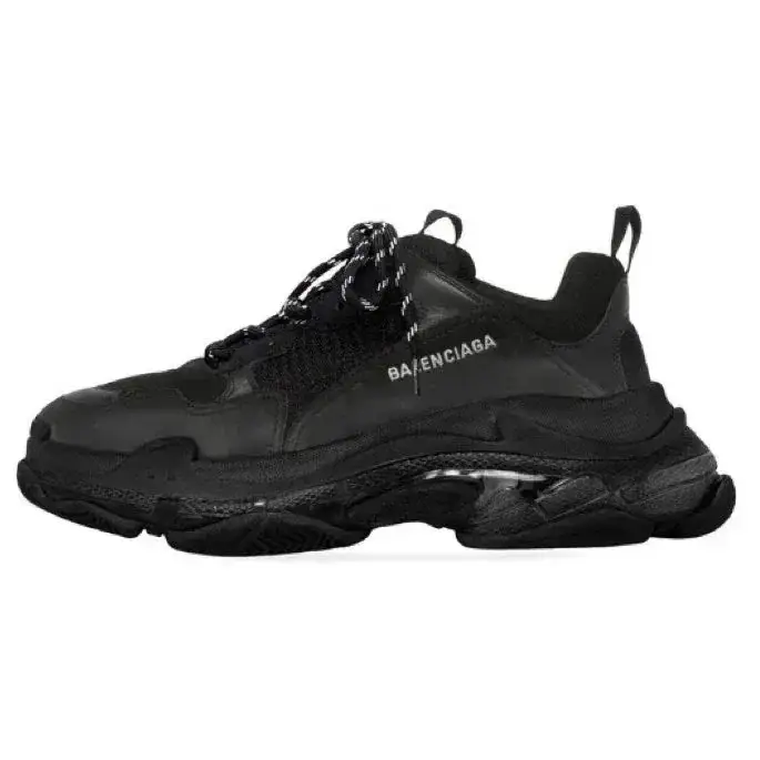 Balenciaga Triple S Clear Sole Sneaker Black