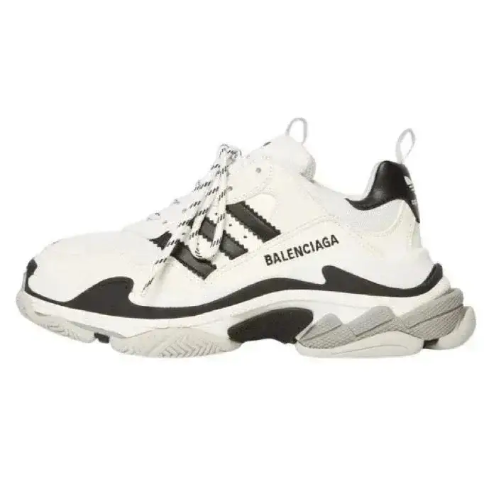 Balenciaga Triple S White Black