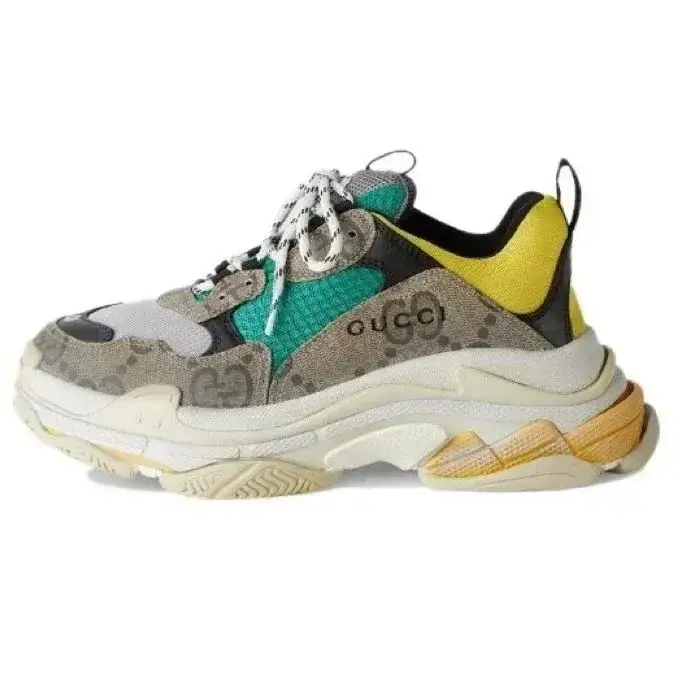 Gucci x Balenciaga Triple S Beige Yellow