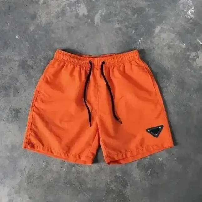 Prada Re-Nylon Swim Shorts Orange