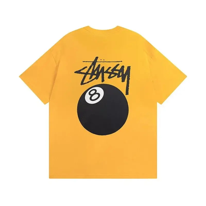 Stussy 8 Ball T-Shirt Yellow