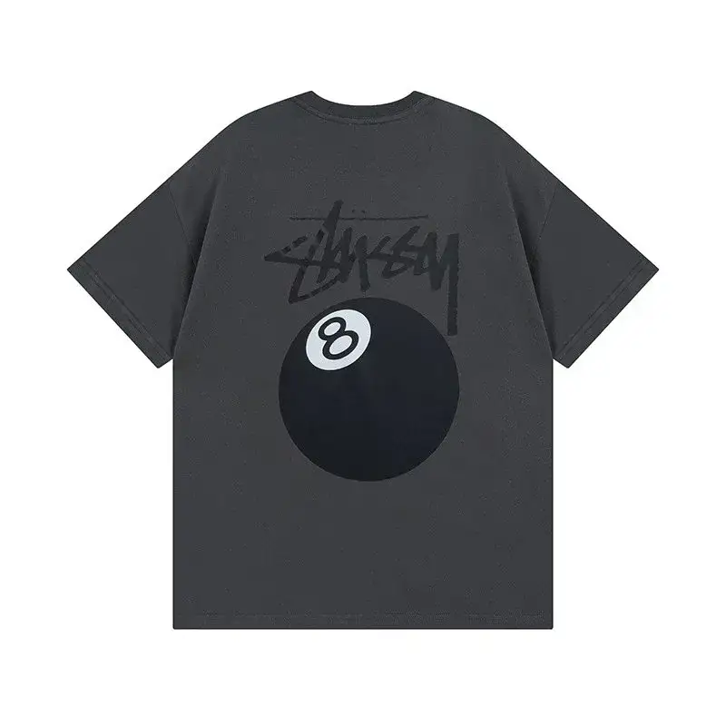 Stussy 8 Ball T-Shirt Dark Grey