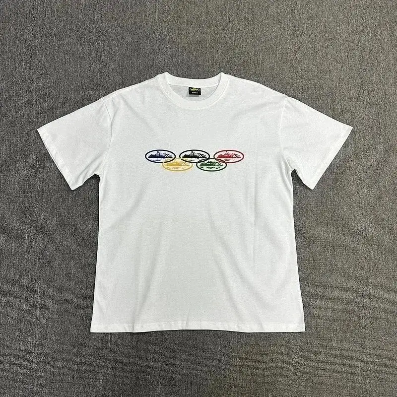 Corteiz Island Multi-Ring T-Shirt White