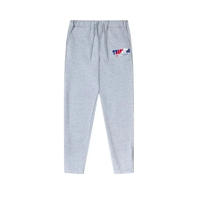 Trapstar Chenille Decoded Sweatpants Grey Red Blue