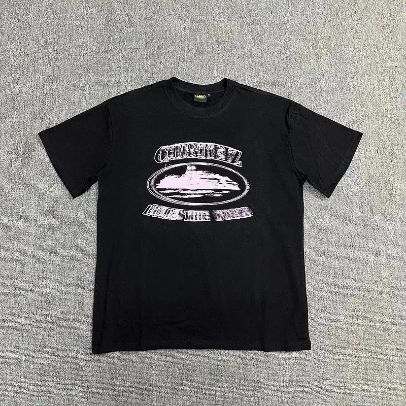 Corteiz Alcatraz Island T-Shirt Black Pink