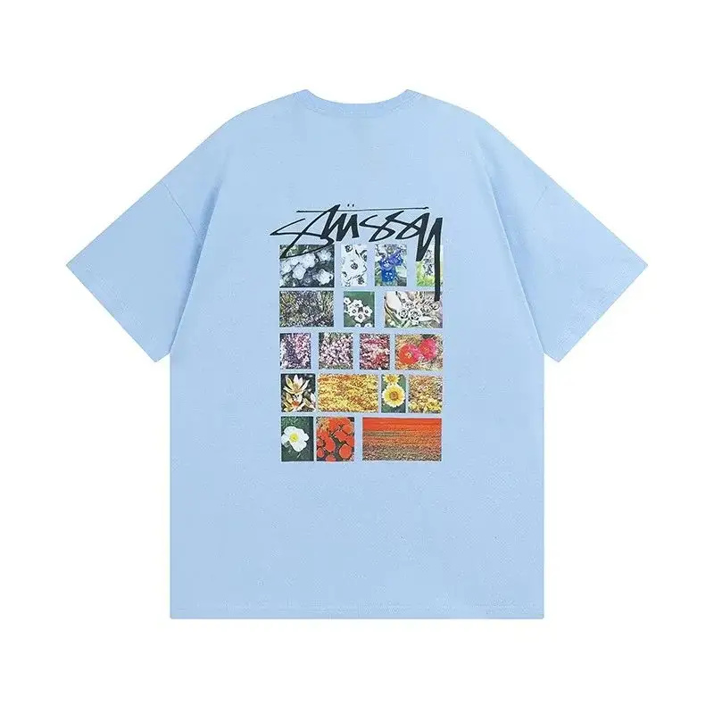 Stüssy Photo Grid Blue T-Shirt