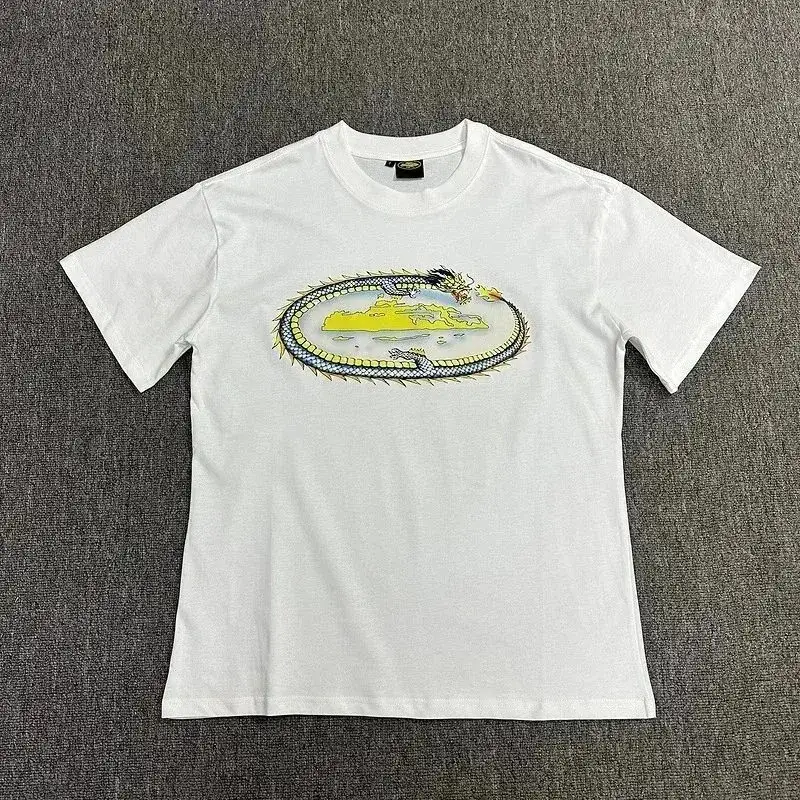 Corteiz Dragon Ouroboros White T-Shirt