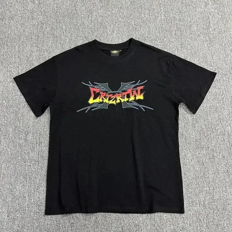 Corteiz Tribal Logo Tee Black