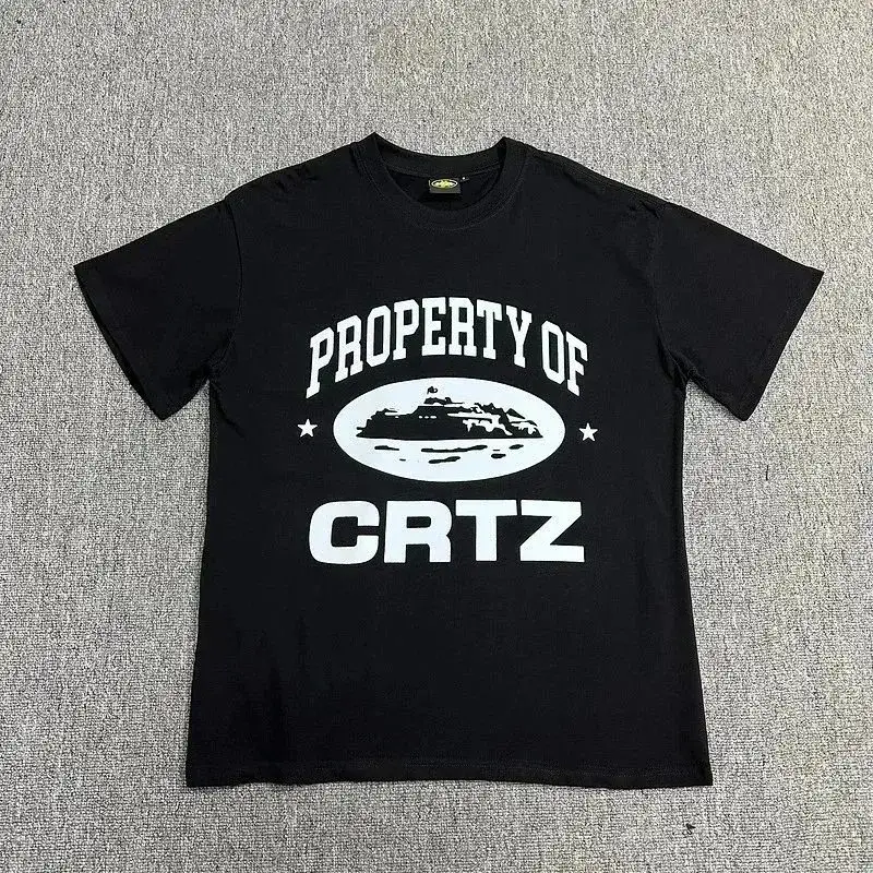 Corteiz Property Of Island Black T-Shirt
