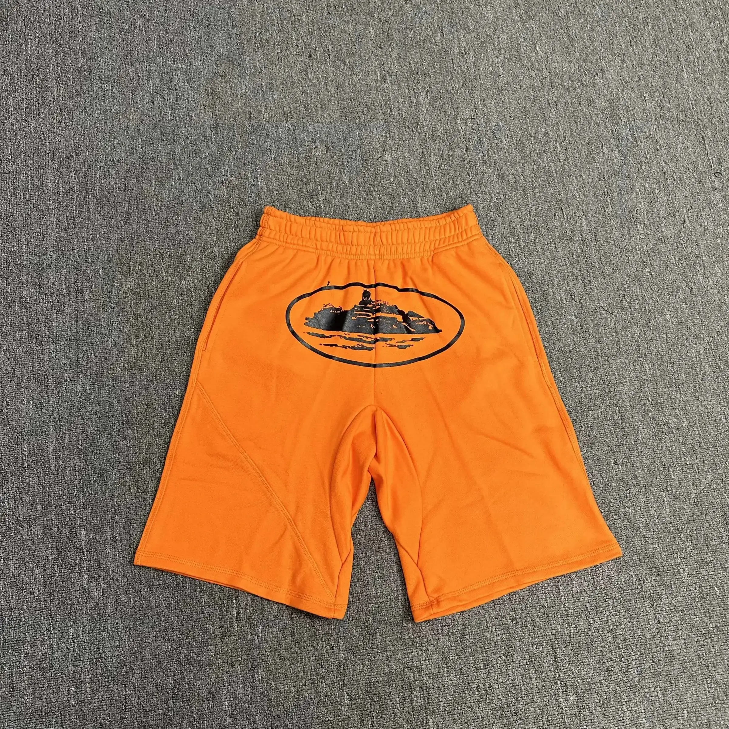 Corteiz Island Shorts Orange