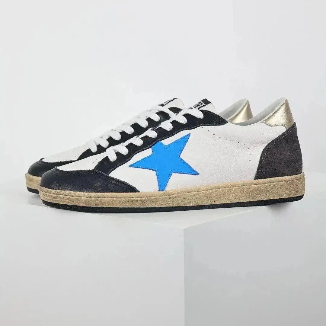 Golden Goose Ball Star Black Blue Gold