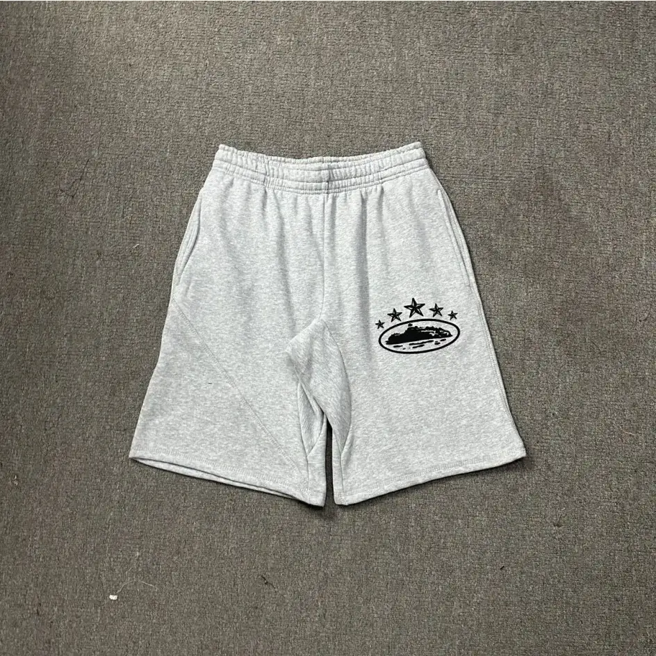 Corteiz 5-Star Alcatraz Shorts Grey