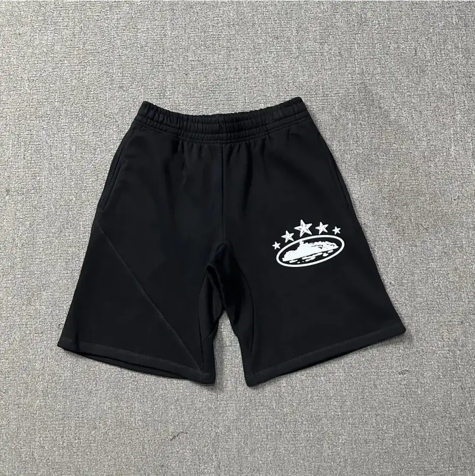 Corteiz Star Island Shorts Black