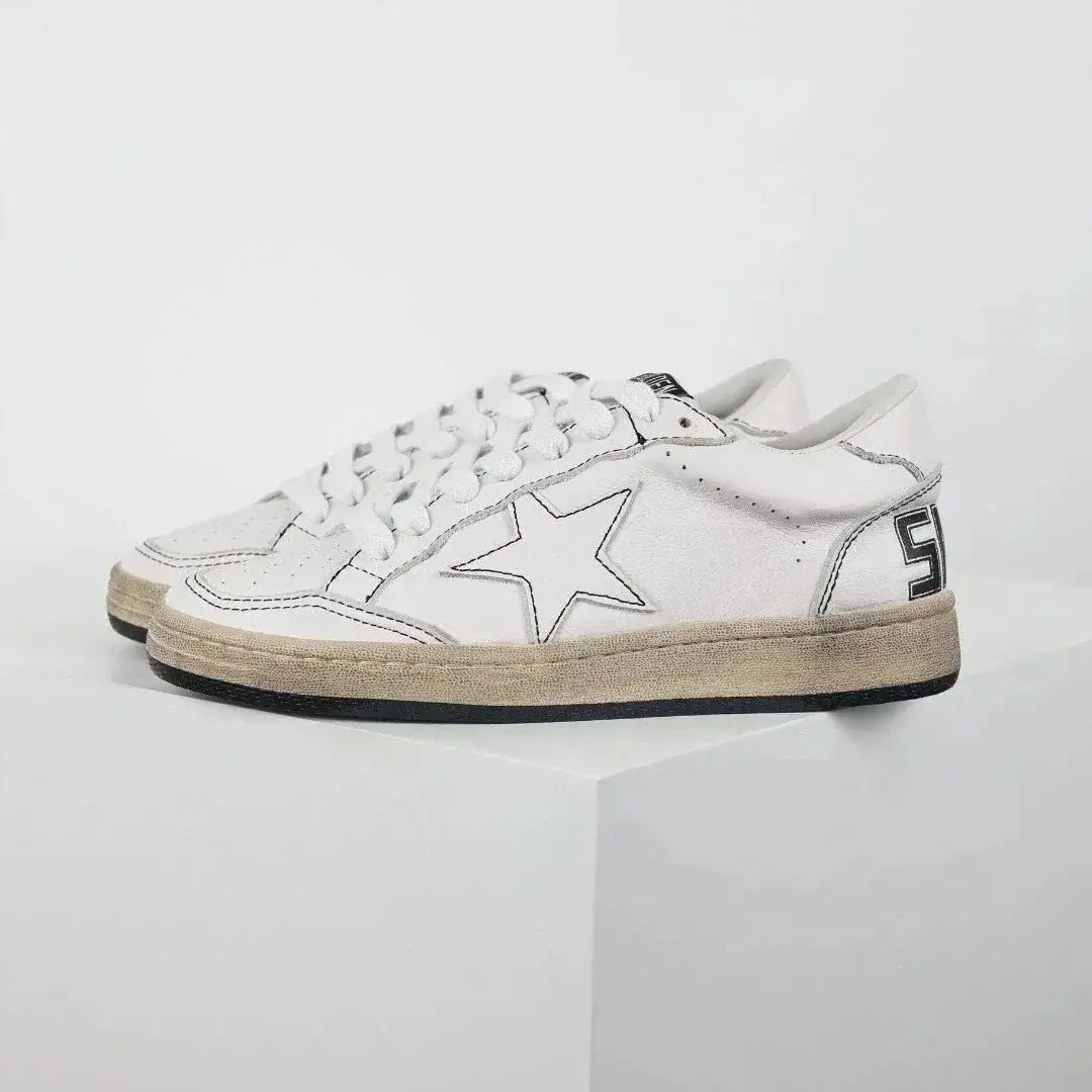 Golden Goose Ball Star White Monochrome