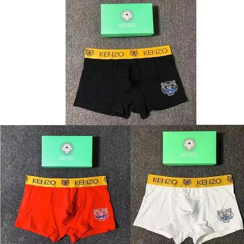 KENZO Boxer Briefs Black Red White