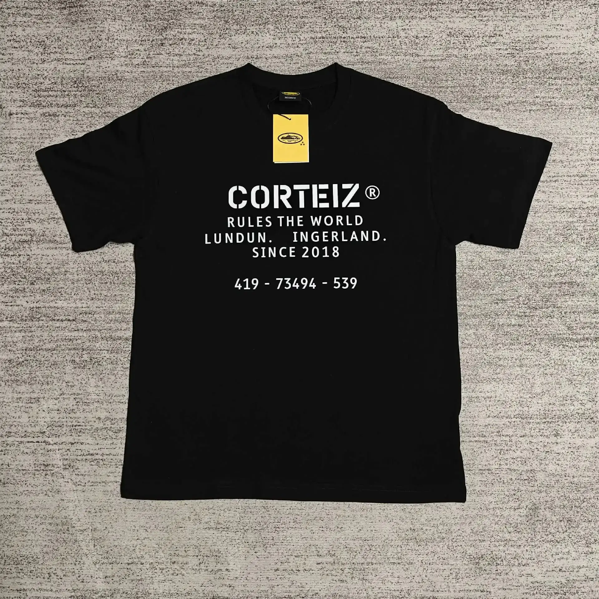 Corteiz Rules The World T-Shirt Black