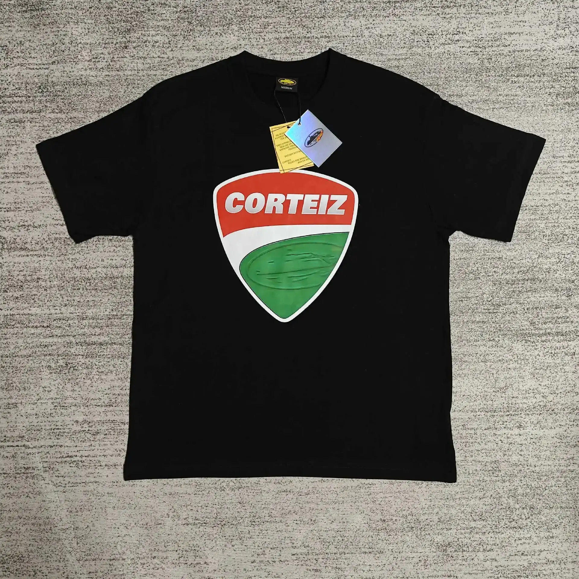 Corteiz Shield Logo T-Shirt Black