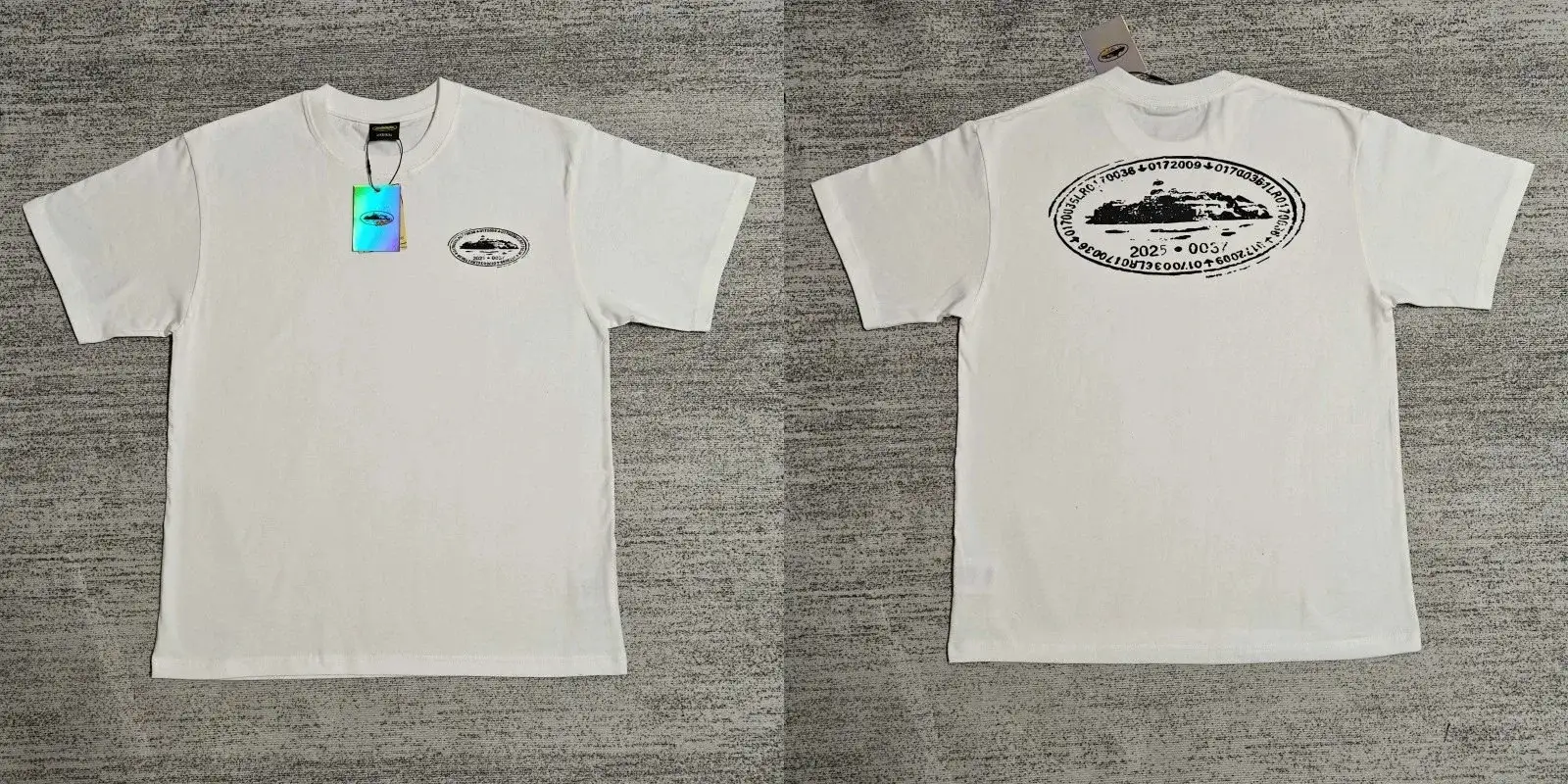 Corteiz Island Stamp T-Shirt White