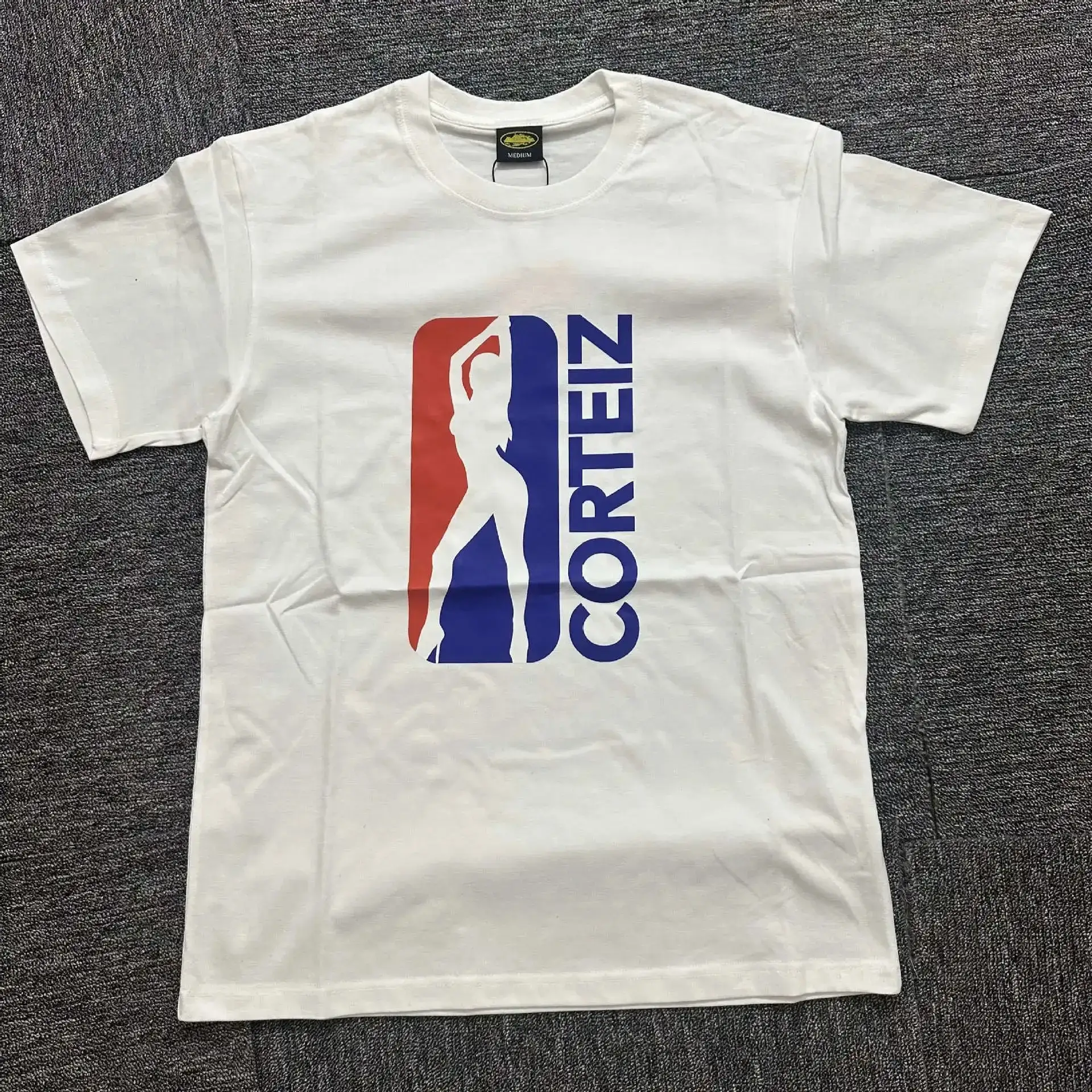 Corteiz Alcatraz Silhouette T-Shirt White