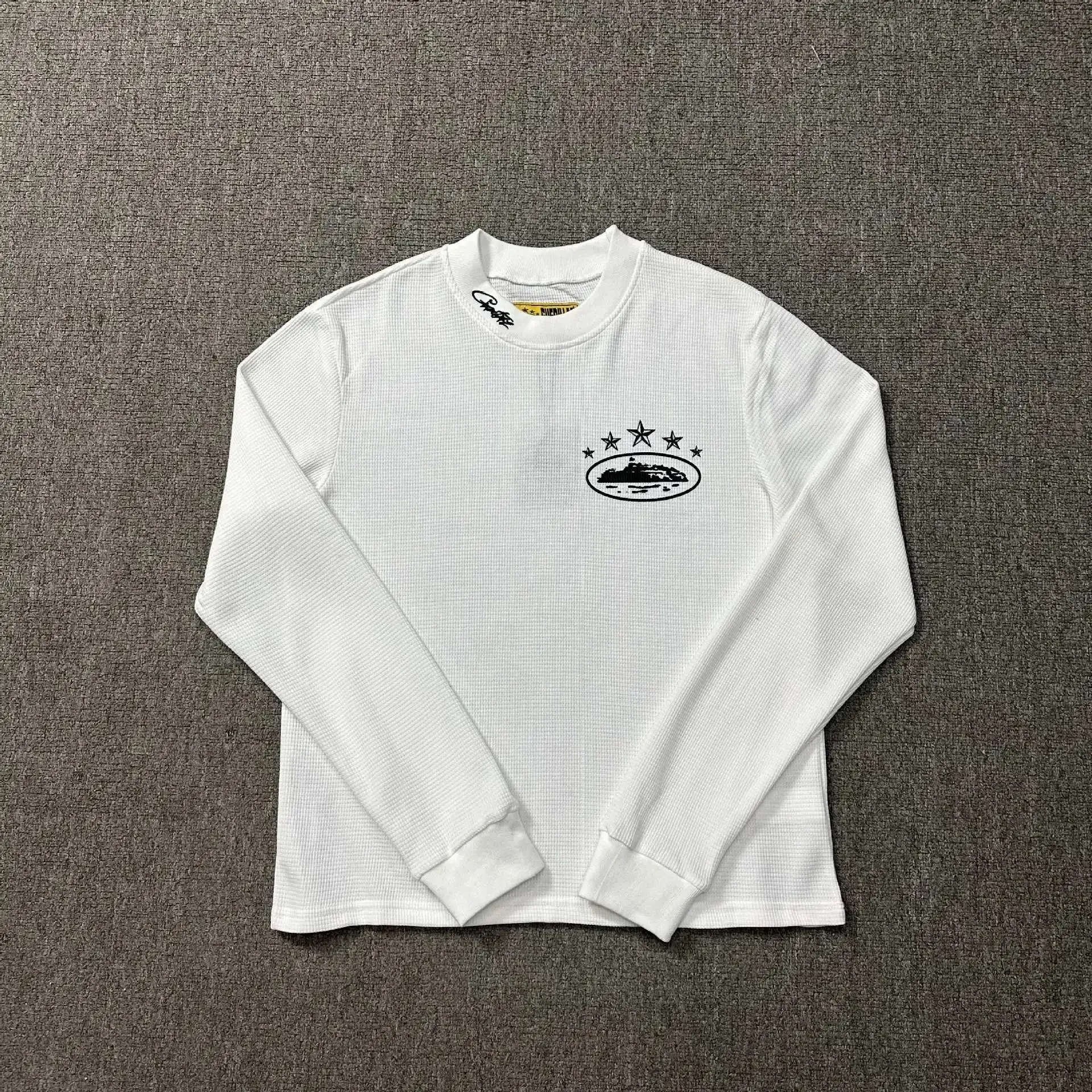 Corteiz Star Island Long Sleeve T-Shirt White