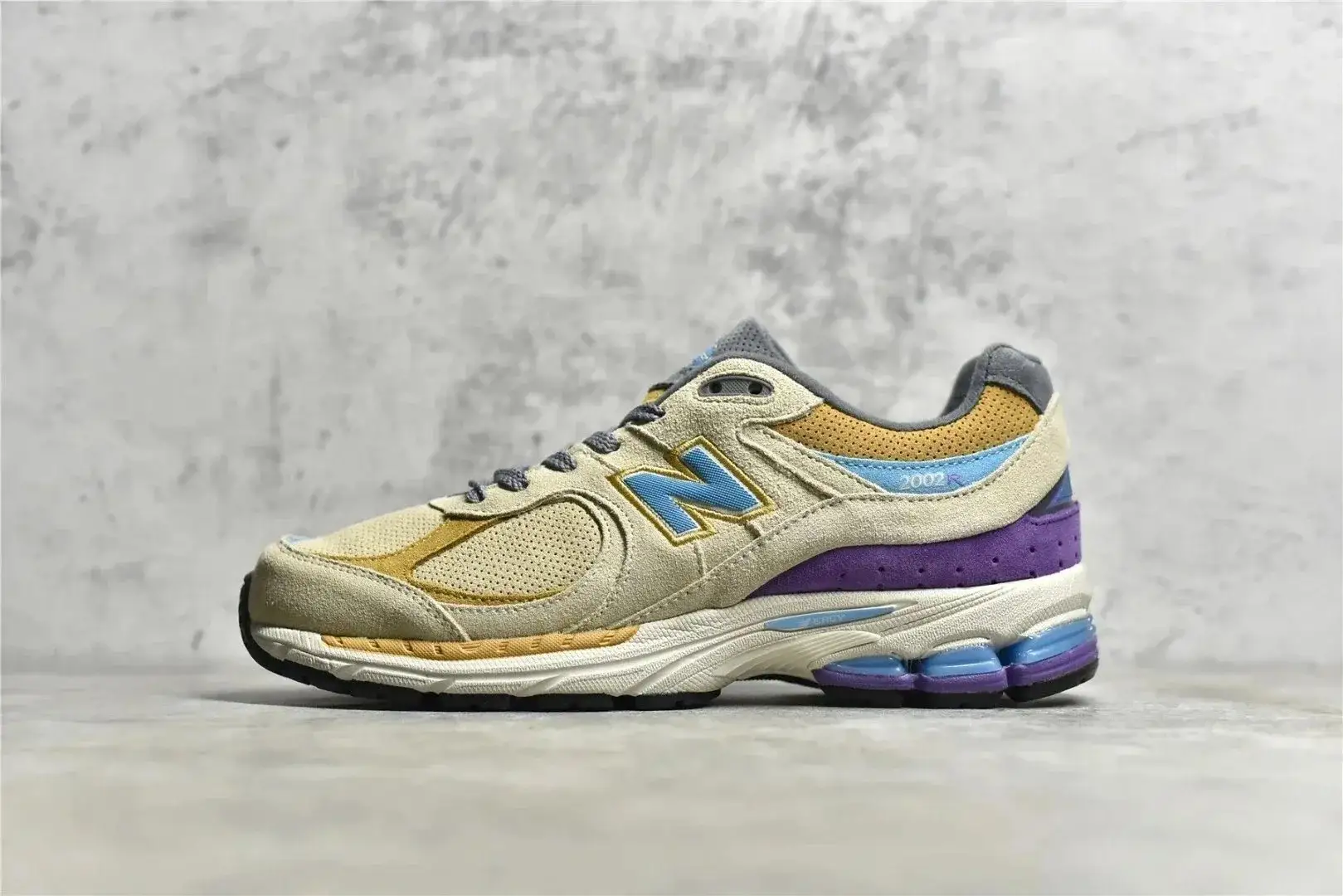 New Balance 2002R Blue Yellow Purple