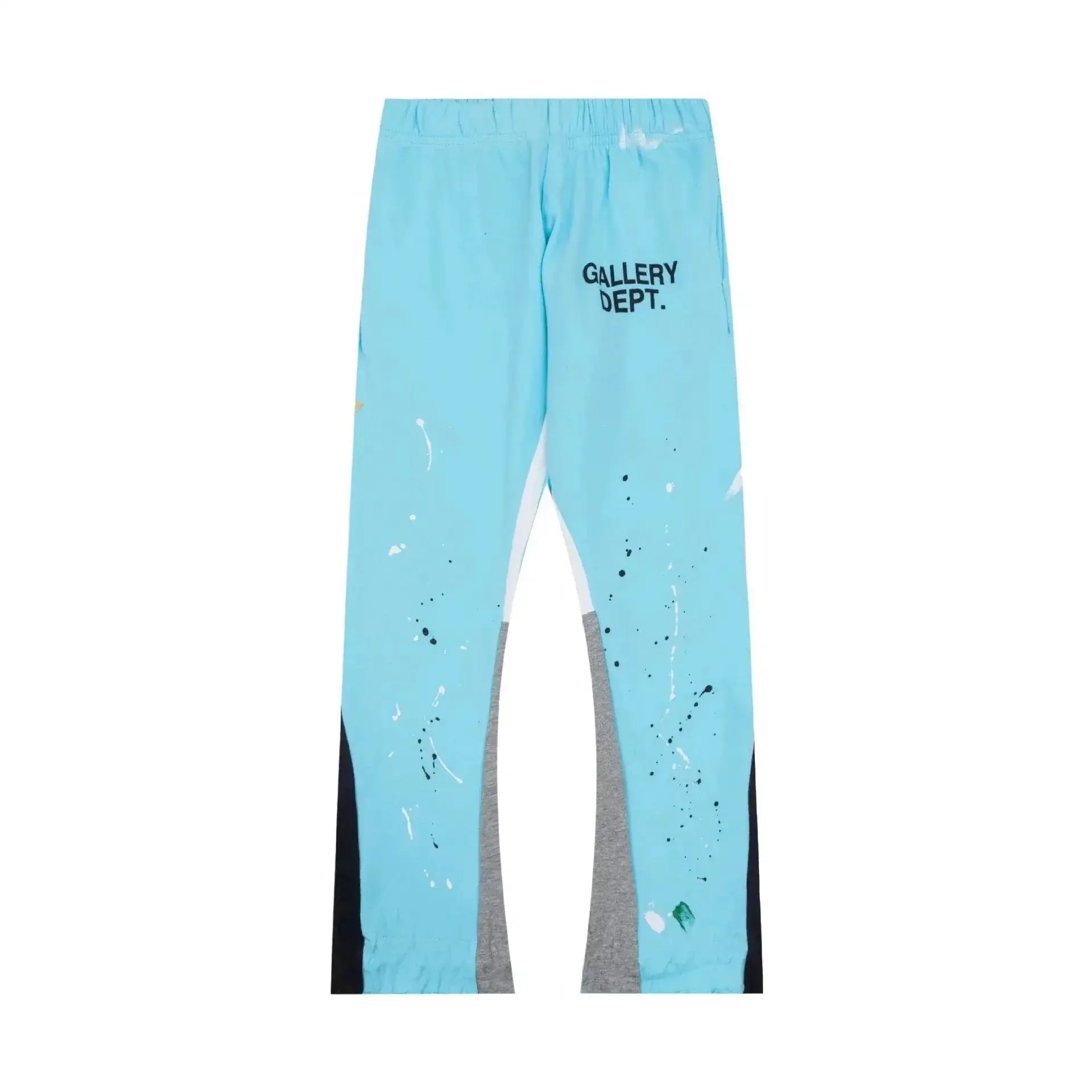 Gallery Dept. Painted Flare Sweatpants Aqua