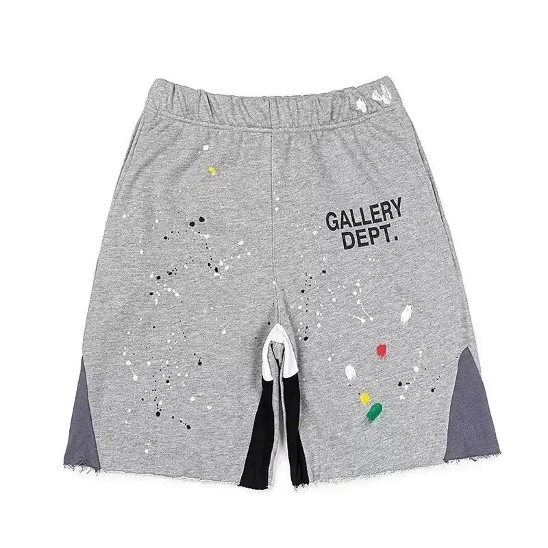 Gallery Dept. Painted Fleece Shorts Light Gray