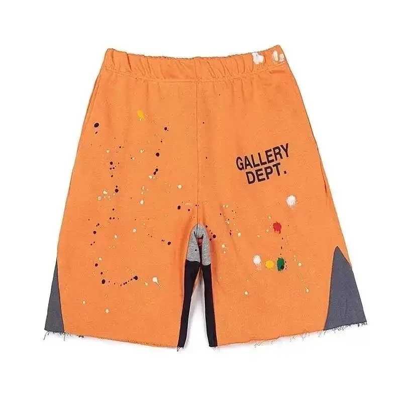 Gallery Dept. Painted Fleece Shorts Orange