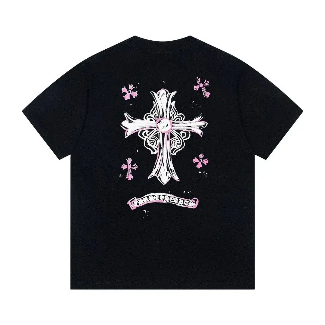 Chrome Hearts Pink Cross T-Shirt
