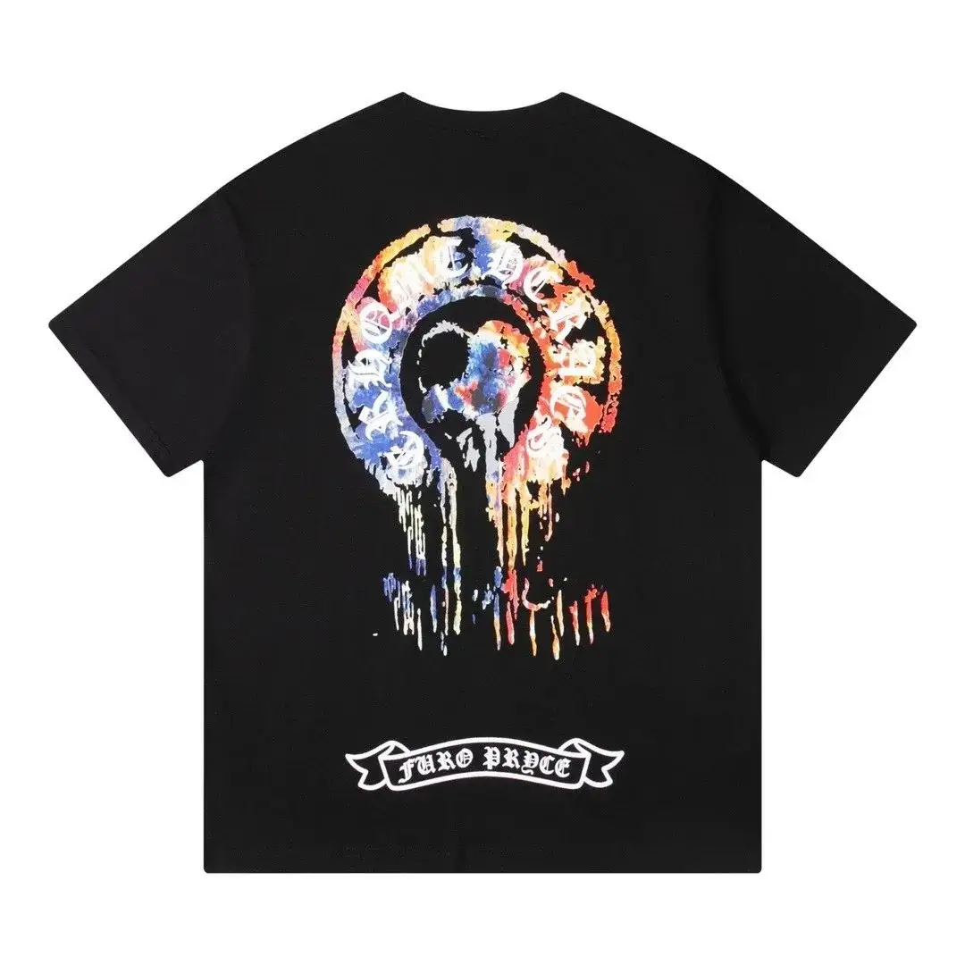 Chrome Hearts Drip Horseshoe T-Shirt Black