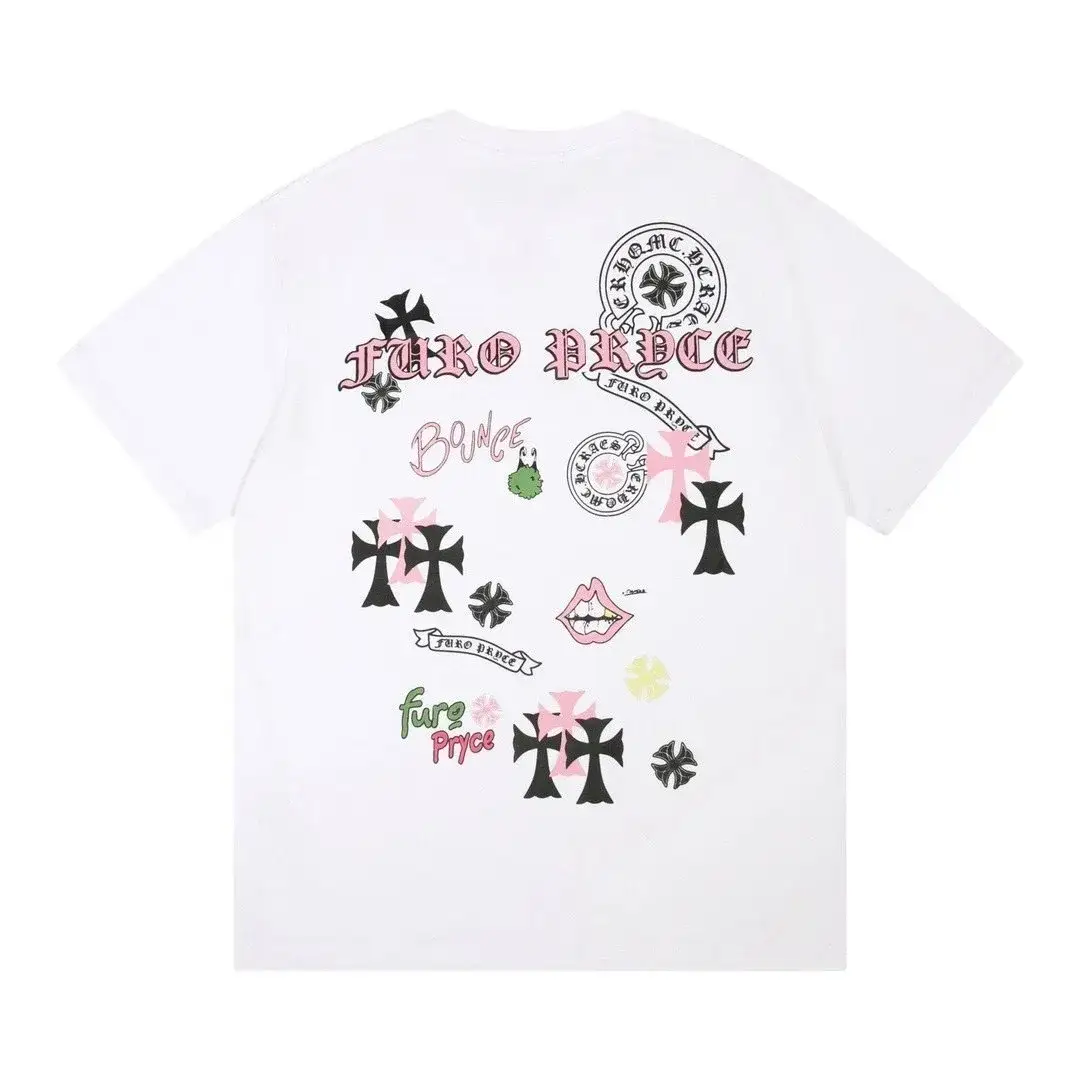 Chrome Hearts Multi Patch Graphic T-Shirt White