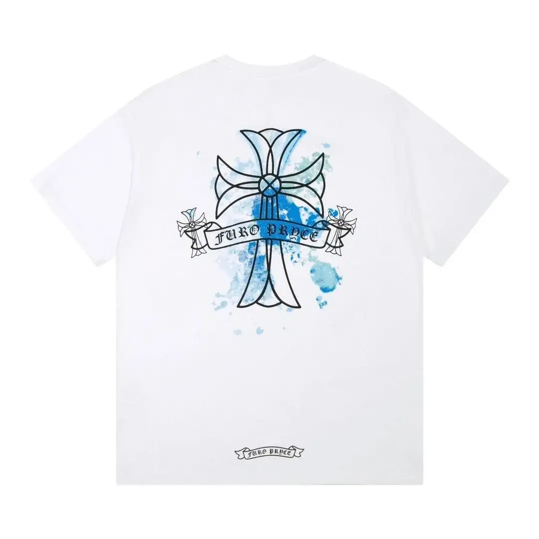 Chrome Hearts Watercolor Cross T-Shirt White