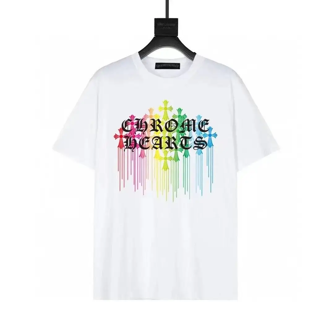 Chrome Hearts Multi Cross Drip White T-Shirt
