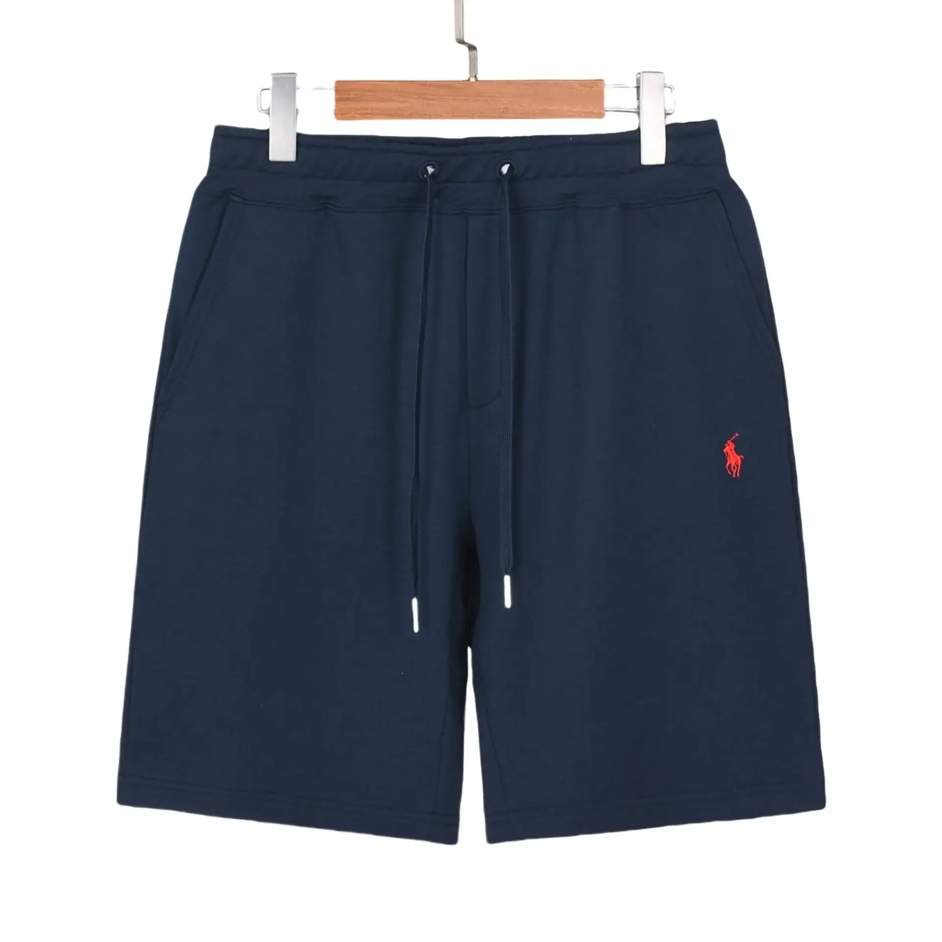 Polo Ralph Lauren Shorts Navy Blue with Red Logo