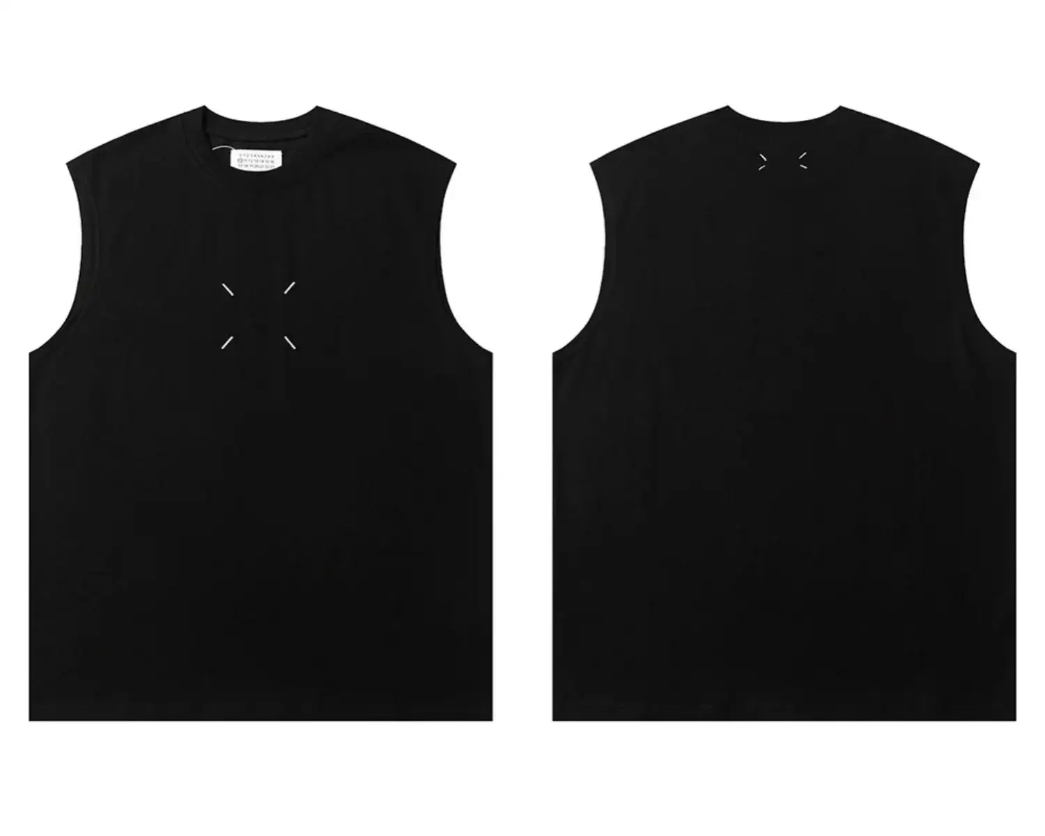 Maison Margiela Number Logo Tank Top Black