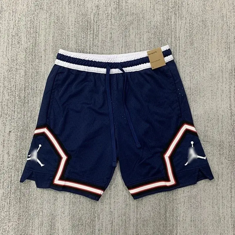 Jordan Dri-FIT Sport Diamond Shorts Midnight Navy Gym Red