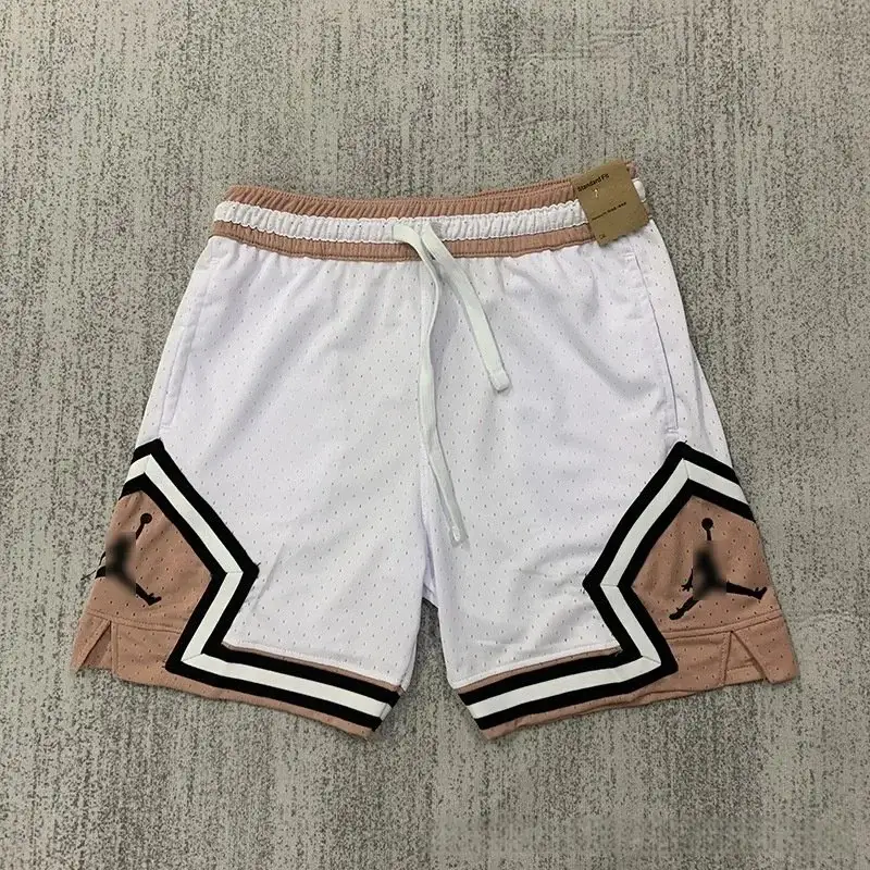 Jordan Diamond Shorts White Brown