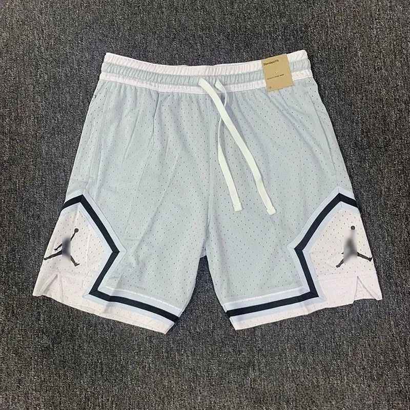 Jordan Dri-FIT Sport Diamond Shorts Light Smoke Grey White