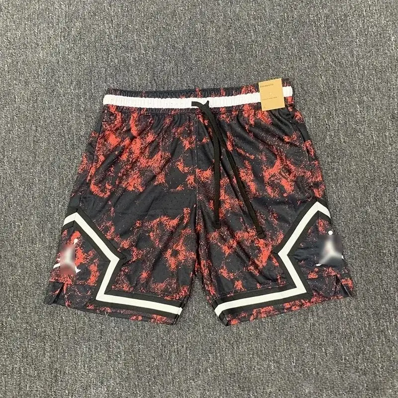 Jordan Dri-FIT Sport Diamond Printed Shorts Black Gym Red
