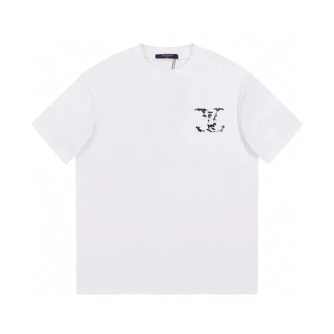 Louis Vuitton Paint Drip LV Logo T-Shirt White