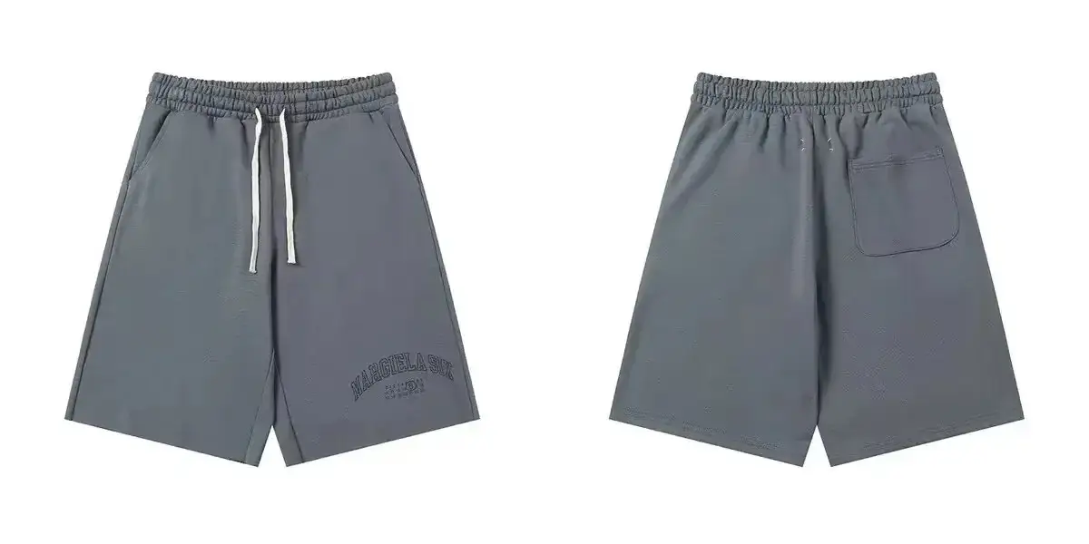 Maison Margiela Numeric Logo Shorts Grey