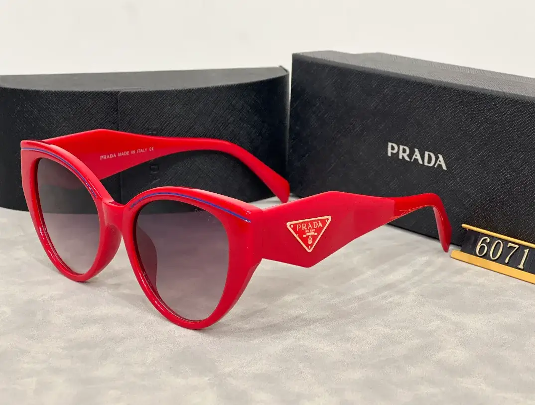 Prada Cat-Eye Sunglasses Red