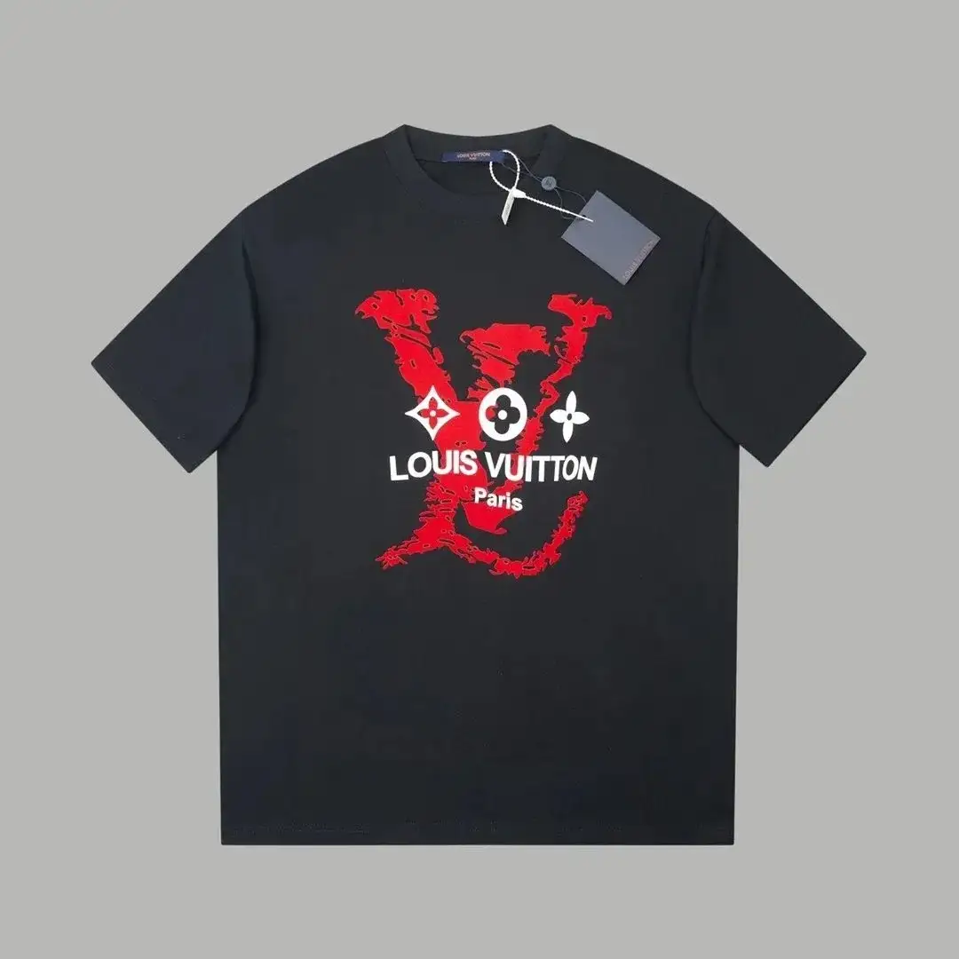 Louis Vuitton Monogram Graphic Print T-Shirt Black