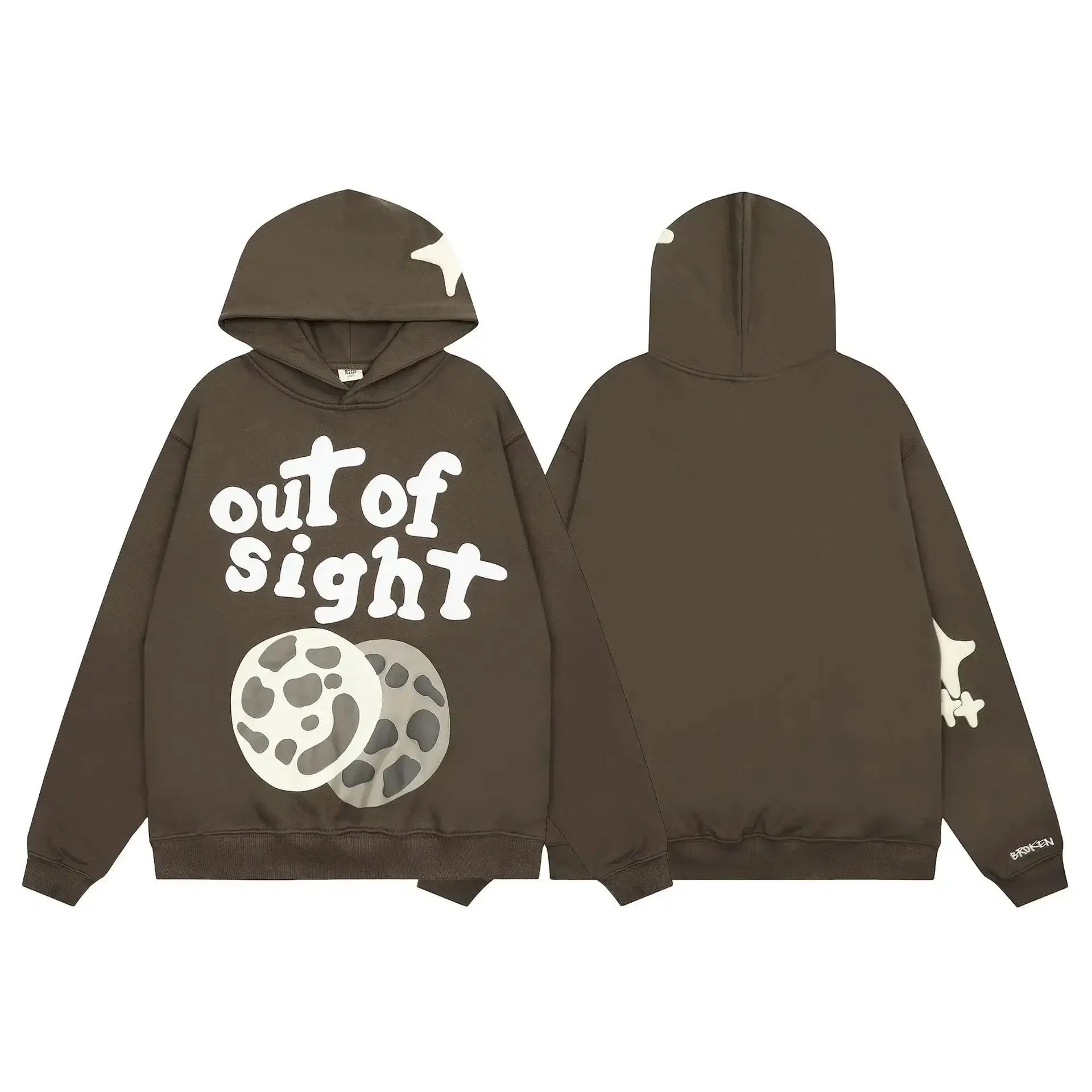 Broken Planet Out Of Sight Hoodie Brown
