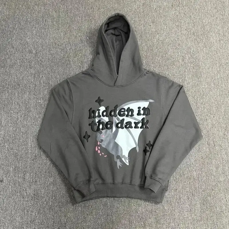 Broken Planet Hidden in the Dark Hoodie Dark Grey