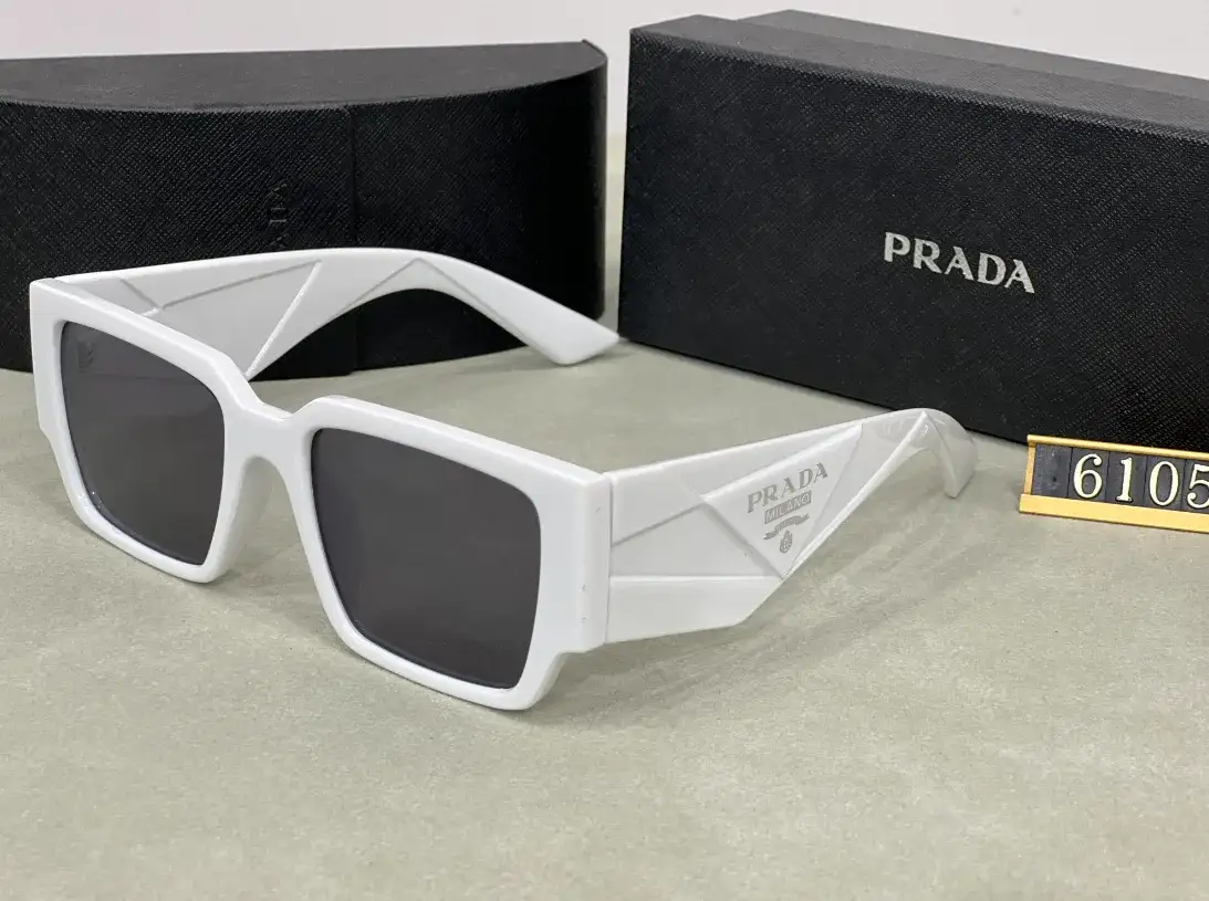 Prada Symbole Sunglasses White Grey