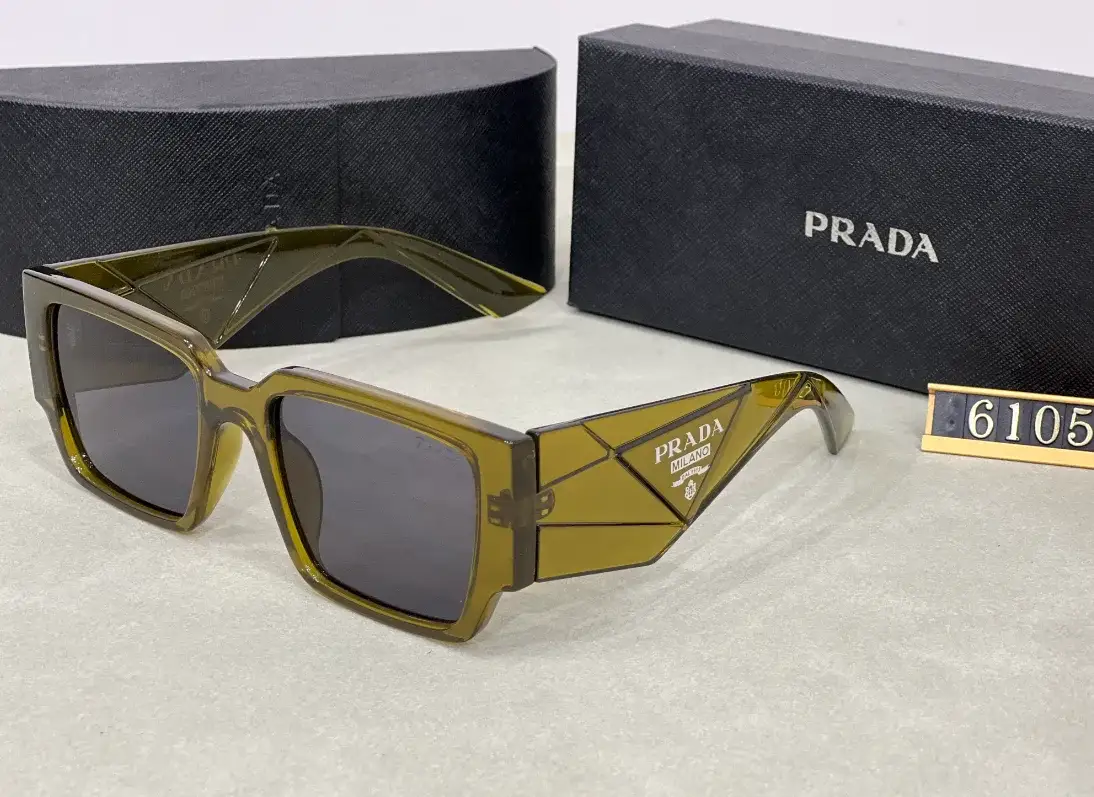 Prada Symbole Sunglasses Olive Grey