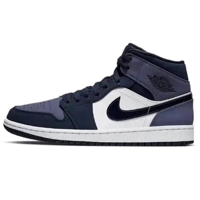 Air Jordan 1 Mid Mulberry Purple White